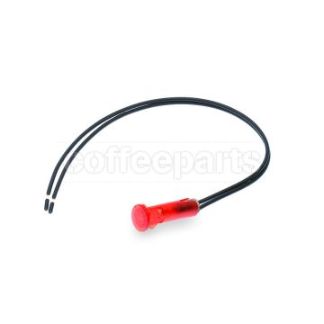 Red pilot lamp with wire 10d 220v