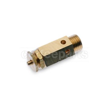 Certified boiler safety valve with 1/4 inch bsp thread
