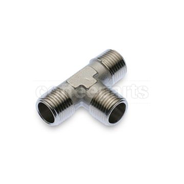 Fitting t-shaped 3/8m inch bsp