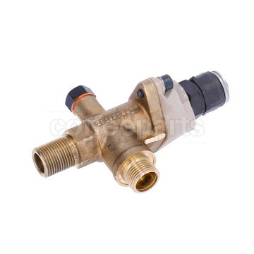 Quick Left Steam/water Valve With Vent For Rancilio 