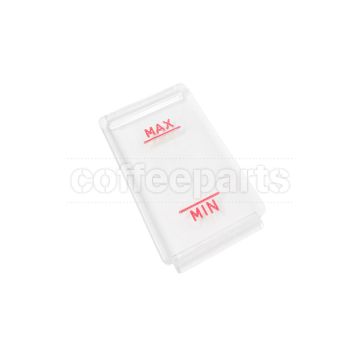 Water level glass cover