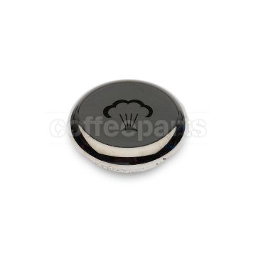 Chromo steam knob cap