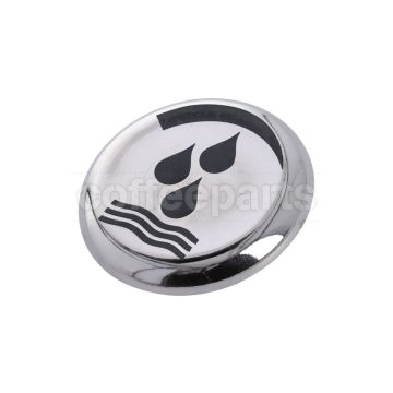 Chromed Water Valve Knob Cap