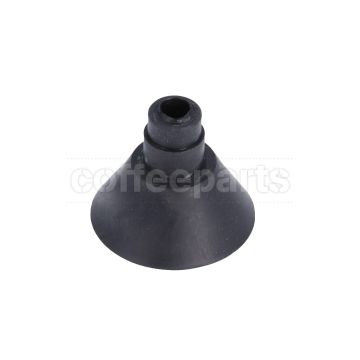 Rubber Suction Foot - Ø 30.5x25mm - Screw Hole Ø 5.3mm - Brasilia/ Rossi