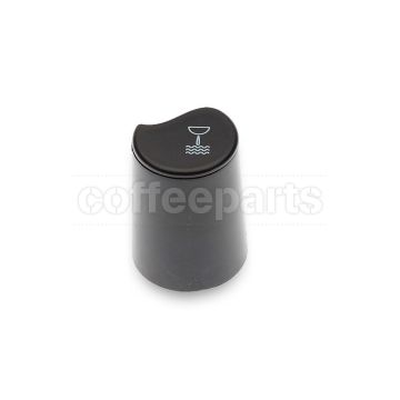 Grey water knob ellisse