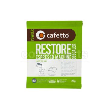 Cafetto 25g Restore Coffee Machine Descaler Satchel