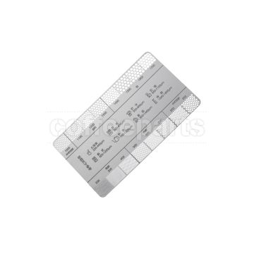 Cafe de Kona Grinding Size Reference Card