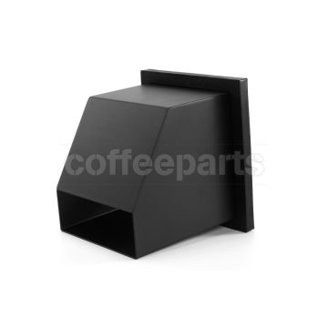 Crema Pro Tapered Grounds Coffee Knock Chute: Black