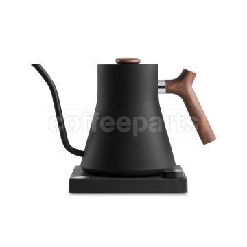Stagg EKG Electric Kettle: Matte Black + Walnut
