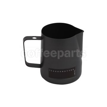 Latte Pro 600ml Milk Jug with built-in Thermometer: Matt Black