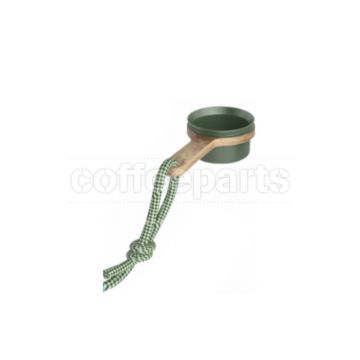 Airflow Coffee Bean Scoop Short Wooden Handle: 12g Dark Green