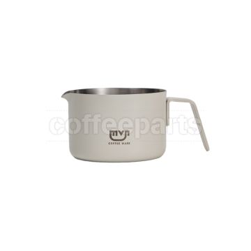Muvna Stainless Steel Espresso Cup: 100ml White