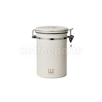 Muvna 750g Coffee Storage Container: White