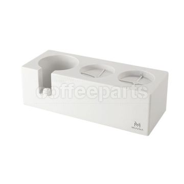 Muvna Plastic Powder Holder: White
