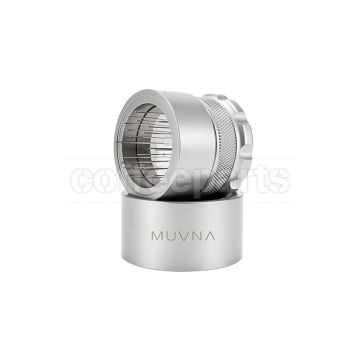 Muvna The 3rd Gen Needle Coffee Distributor (With Base): 58mm Silver