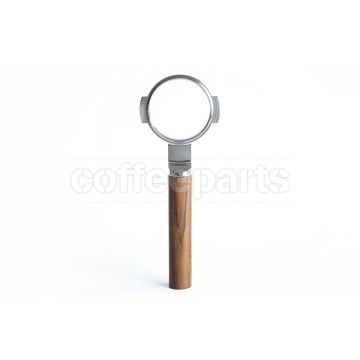 Weber Workshops Buck Sit-Flat Portafilter with Teak Handle