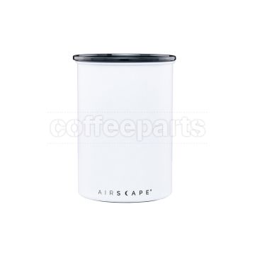 Airscape Medium Classic Coffee Storage Vault: Chalk (Matte White)