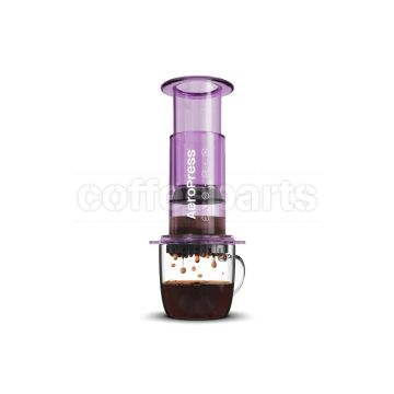 AeroPress Coffee Maker - Clear Purple