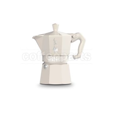  Elegant Bialetti 3 Cup Moka Exclusive in cream finish