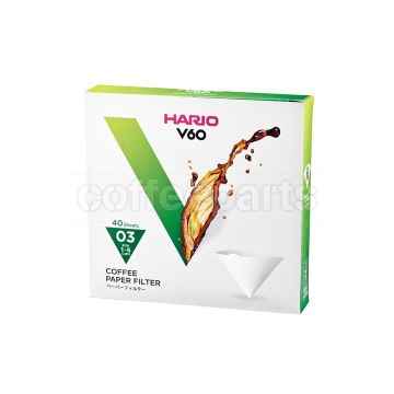 Hario V60 Paper Filter 03 White 40 sheets