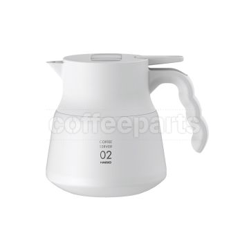 Hario V60 Insulated Stainless Steel Server PLUS 600 White