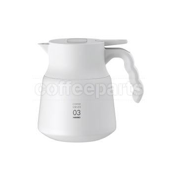 Hario V60 Insulated Stainless Steel Server PLUS 800 White