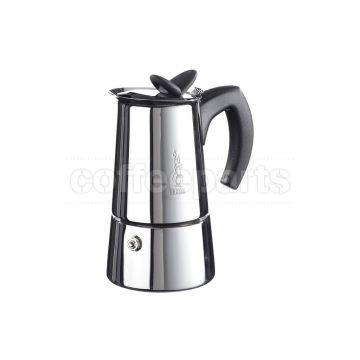 Bialetti 2 Cup Musa Stainless Stove Top Coffee Maker (non induction)