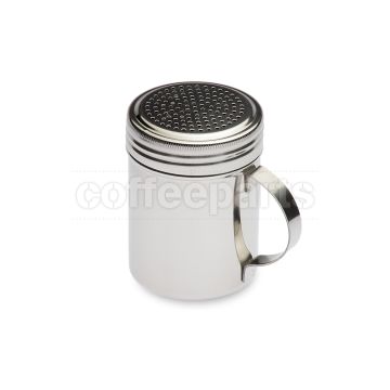 Stainless Chocolate Shaker with Perforated Top and Handle