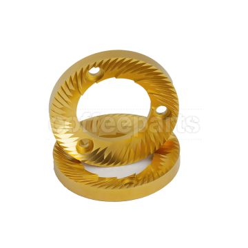 K110+ 75mm Flat Titanium Burrs/Blades to fit Anfim