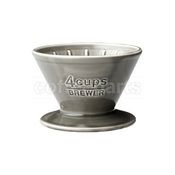 Kinto 4-Cup Grey Slow Coffee Brewer