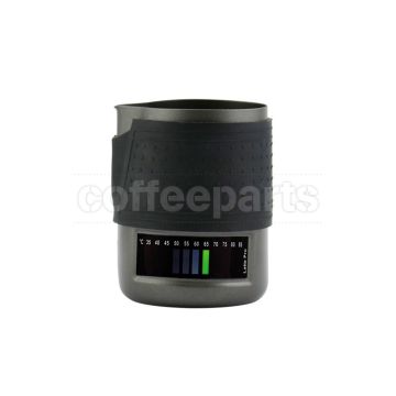 Latte Pro 480ml Handleless Jug with built-in Thermometer: Matt Black