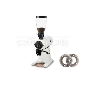 Mahlkönig EK43S Grinder Short with Turkish Blades: White - RAL9010 