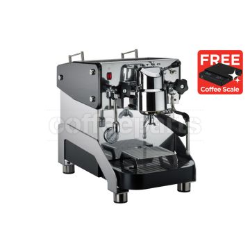 Elektra Verve Mini Coffee Machine: Black Steel