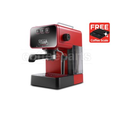 Gaggia Evolution Home Espresso Coffee Machine: Lava Red
