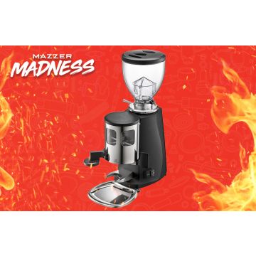 EOFY | Mazzer Mini Doser/Manual Home Coffee Grinder: Black