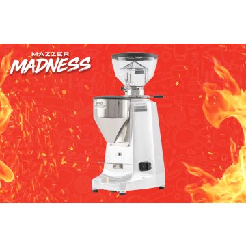 EOFY | Mazzer Mini D Home Coffee Grinder: White