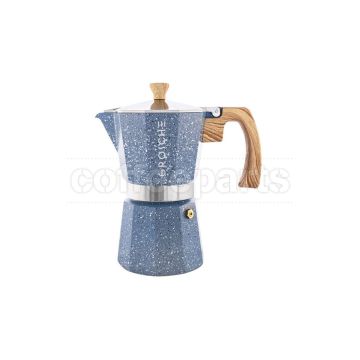 Grosche Milano Stone 6 Cup Stovetop Espresso Maker: Indigo Blue