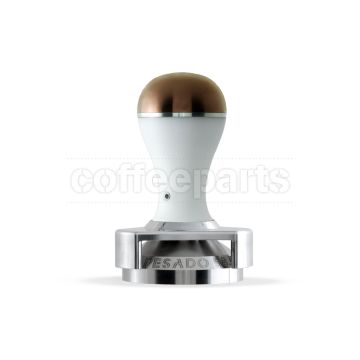 Pesado 58.5mm Coffee Tamper Depth Adjuster : White and Bronze Modular