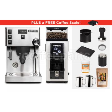 Rancilio Silvia PRO X / Stile Espresso Machine Package: Silver