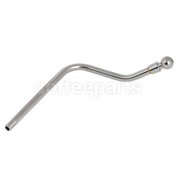 Stainless steel steam wand right