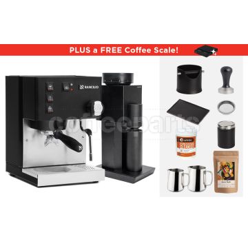 Rancilio V6 Espresso Machine Package: Black