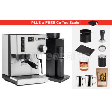 Rancilio V6 Espresso Machine Package: Silver