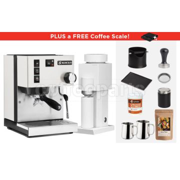 Rancilio V6 Espresso Machine Package: White