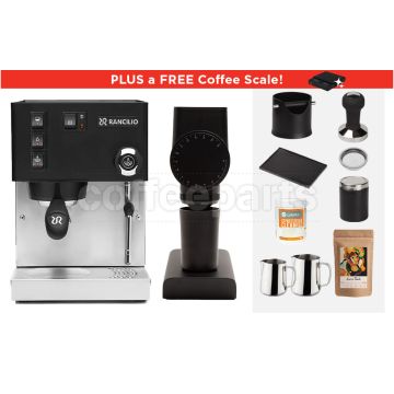 Rancilio V6 / Sculptor 064S Espresso Machine Package: Black