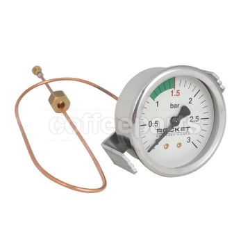Boiler Pressure Gauge: Cream