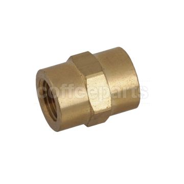 Fitting Brass F-F 1/8"