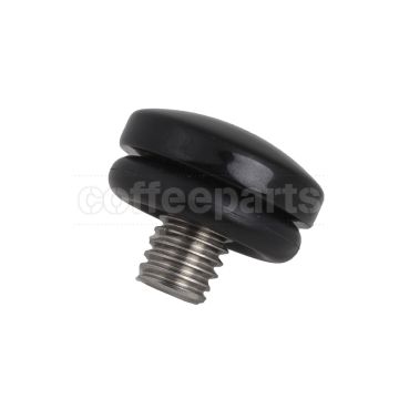 Side Panel Knob, Blk SS w'o-ring