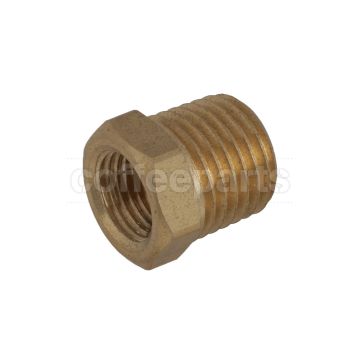 Fitting, Brass, 1/8"F - 1/4"M