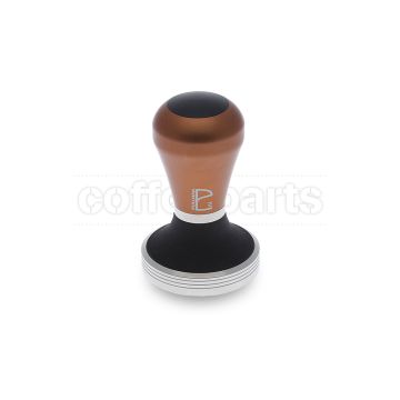Pullman Barista 58.3mm Flat Tamper with Russet Bronze Handle