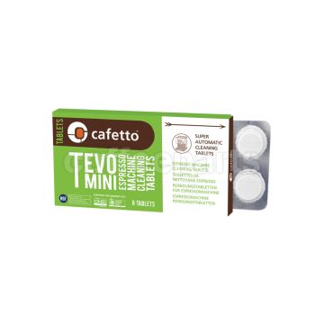 Cafetto Tevo Mini Organic Espresso: 8 x Tabs Blister Pack 